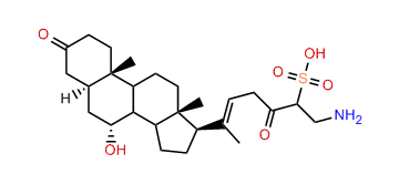 3-oxo-7a-Hydroxy-5a-chol-20(22)-enoyltaurine